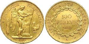 100 Franc 法兰西第三共和国 (1870 - 1940) 金 