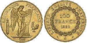 100 Franc 法兰西第三共和国 (1870 - 1940) 金 