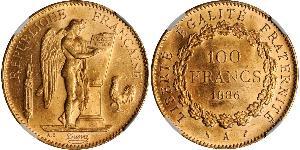 100 Franc 法兰西第三共和国 (1870 - 1940) 金 