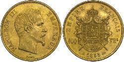 100 Franc 法蘭西第二帝國 (1852 - 1870) 金 拿破仑三世