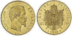 100 Franc 法蘭西第二帝國 (1852 - 1870) 金 拿破仑三世