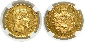 100 Franc 法蘭西第二帝國 (1852 - 1870) 金 拿破仑三世