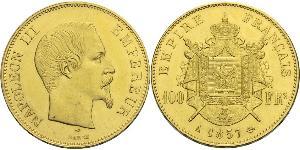 100 Franc 法蘭西第二帝國 (1852 - 1870) 金 拿破仑三世