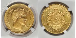 100 Franc 法蘭西第二帝國 (1852 - 1870) 金 拿破仑三世
