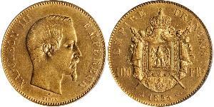 100 Franc 法蘭西第二帝國 (1852 - 1870) 金 拿破仑三世