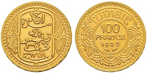 100 Franc 突尼西亞 金 