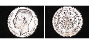 100 Franc 卢森堡 銀 让 (卢森堡大公) (1921 - 1964)