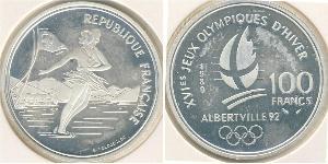 100 Franc 法国 銀 