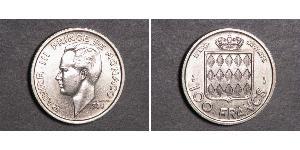 100 Franc 摩纳哥 (1297 - ) 銅/镍 
