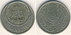 100 Franc 突尼西亞 銅/镍 