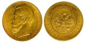 100 Franc / 37.5 Rouble Empire russe (1720-1917) Or Nicolas II (1868-1918)
