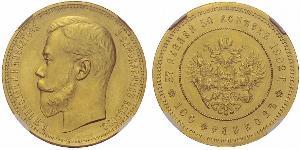 100 Franc / 37.5 Rouble Empire russe (1720-1917) Or Nicolas II (1868-1918)