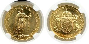 100 Korona Österreich-Ungarn (1867-1918) Gold Franz Joseph I (1830 - 1916)