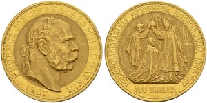 100 Korona Österreich-Ungarn (1867-1918) Gold Franz Joseph I (1830 - 1916)