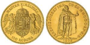 100 Korona Österreich-Ungarn (1867-1918) Gold Franz Joseph I (1830 - 1916)