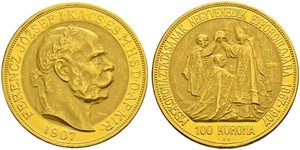 100 Korona Österreich-Ungarn (1867-1918) Gold Franz Joseph I (1830 - 1916)