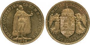 100 Korona Österreich-Ungarn (1867-1918) Gold Franz Joseph I (1830 - 1916)