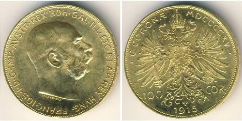 100 Krone Austria  Gold 