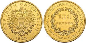 100 Krone Première République d