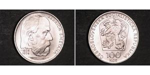 100 Krone Czechoslovakia (1918-1992) Silver 