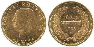 100 Kurush 土耳其 金 Kemal Ataturk