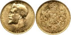 100 Leu Royaume de Roumanie (1881-1947) Or Ferdinand Ier de Roumanie (1865-1927)