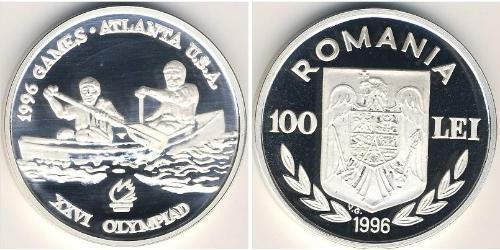 100 Leu Romania Silver 