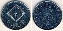 100 Lira Italia Acciaio 
