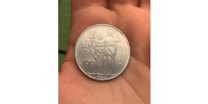 100 Lira Italia Acciaio 