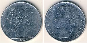100 Lira Italia Acciaio 