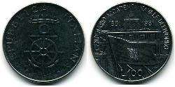 100 Lira Italia Acero 
