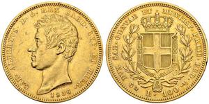 100 Lira Italian city-states Gold 