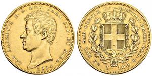100 Lira Italian city-states Gold 