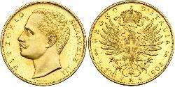 100 Lira Kingdom of Italy (1861-1946) Gold Vittorio Emanuele III (1869 - 1947)