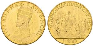 100 Lira Kirchenstaat (752-1870) Gold 