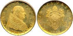 100 Lira Vatikan (1926-) Gold Johannes XXIII.