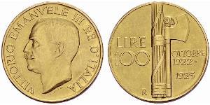 100 Lira Kingdom of Italy (1861-1946) Or 