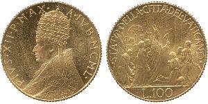 100 Lira États pontificaux (752-1870) Or 