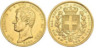 100 Lira Italian city-states Oro 