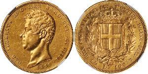 100 Lira Italian city-states Oro 