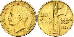 100 Lira Kingdom of Italy (1861-1946) Oro 