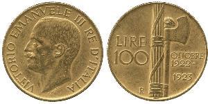 100 Lira Kingdom of Italy (1861-1946) Oro 