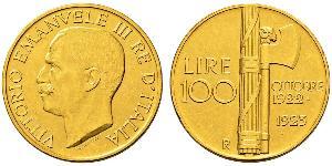 100 Lira Kingdom of Italy (1861-1946) Oro 