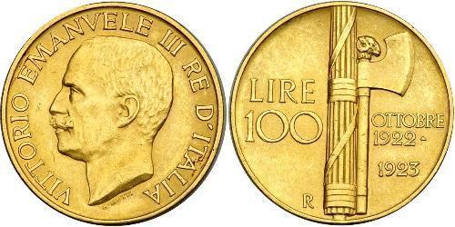 100 Lira Kingdom of Italy (1861-1946) Oro 