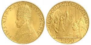 100 Lira Stato Pontificio (752-1870) Oro 