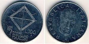 100 Lira Italy Steel 