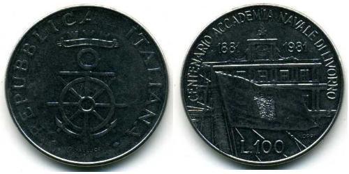 100 Lira Italy Steel 