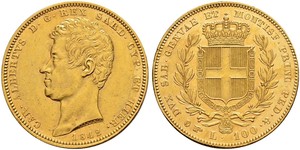 100 Lira Italian city-states 金 