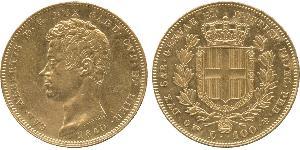 100 Lira Italian city-states 金 