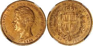 100 Lira Italian city-states 金 